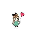 動く くるくるちゃんスタンプ（個別スタンプ：3）