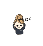 動く くるくるちゃんスタンプ（個別スタンプ：6）
