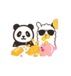 あるぱかんだ+あいさつ（個別スタンプ：15）