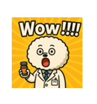 薬剤師犬【ビションフリーゼ】（個別スタンプ：16）