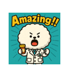 薬剤師犬【ビションフリーゼ】（個別スタンプ：21）