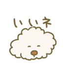 毛量が多いトイプードル（個別スタンプ：22）