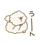 毛量が多いトイプードル（個別スタンプ：35）
