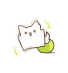 だいふくあにまるず 青りんご 推し色緑！（個別スタンプ：16）