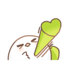 だいふくあにまるず 青りんご 推し色緑！（個別スタンプ：31）
