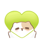 だいふくあにまるず 青りんご 推し色緑！（個別スタンプ：32）