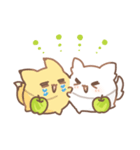 だいふくあにまるず 青りんご 推し色緑！（個別スタンプ：35）