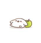 だいふくあにまるず 青りんご 推し色緑！（個別スタンプ：36）