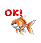 金魚(和風アニメ)（個別スタンプ：25）