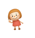 女の子の無難なスタンプ7（個別スタンプ：2）