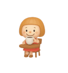 女の子の無難なスタンプ7（個別スタンプ：6）