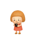 女の子の無難なスタンプ7（個別スタンプ：10）