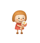 女の子の無難なスタンプ7（個別スタンプ：15）
