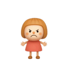 女の子の無難なスタンプ7（個別スタンプ：17）