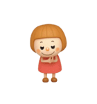 女の子の無難なスタンプ7（個別スタンプ：18）