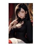 ゲーテの女の子の写真（個別スタンプ：1）