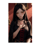 ゲーテの女の子の写真（個別スタンプ：4）