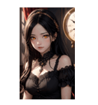 ゲーテの女の子の写真（個別スタンプ：6）