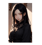 ゲーテの女の子の写真（個別スタンプ：7）