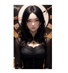 ゲーテの女の子の写真（個別スタンプ：9）