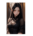 ゲーテの女の子の写真（個別スタンプ：10）