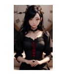 ゲーテの女の子の写真（個別スタンプ：13）