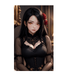 ゲーテの女の子の写真（個別スタンプ：14）