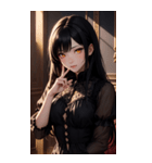 ゲーテの女の子の写真（個別スタンプ：16）