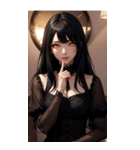 ゲーテの女の子の写真（個別スタンプ：18）