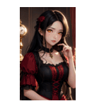 ゲーテの女の子の写真（個別スタンプ：20）