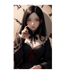 ゲーテの女の子の写真（個別スタンプ：21）