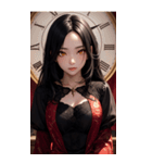 ゲーテの女の子の写真（個別スタンプ：22）