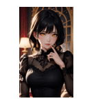 ゲーテの女の子の写真（個別スタンプ：25）