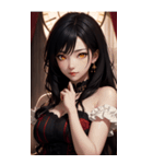 ゲーテの女の子の写真（個別スタンプ：30）