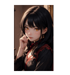 ゲーテの女の子の写真（個別スタンプ：31）