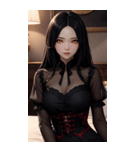 ゲーテの女の子の写真（個別スタンプ：32）