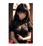 ゲーテの女の子の写真（個別スタンプ：37）