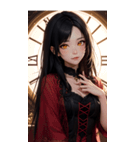 ゲーテの女の子の写真（個別スタンプ：38）