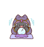 黒猫さんの占いごっこ☆（個別スタンプ：11）
