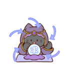 黒猫さんの占いごっこ☆（個別スタンプ：36）
