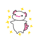 かわいい赤ちゃんウーパールーパー！（個別スタンプ：4）