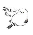 親切なシマエナガ(JP-KR)（個別スタンプ：3）