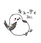 親切なシマエナガ(JP-KR)（個別スタンプ：9）