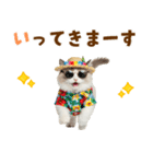 でか文字★ラグドール子猫の夏（個別スタンプ：8）