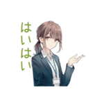 ネガティブモードな社畜ちゃん（個別スタンプ：3）