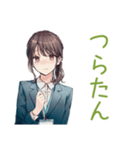ネガティブモードな社畜ちゃん（個別スタンプ：6）