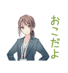 ネガティブモードな社畜ちゃん（個別スタンプ：18）