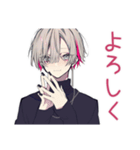 既読無視がつらいメンヘラ男子（個別スタンプ：3）