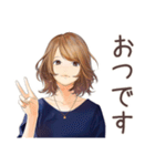オトナ女子の毎日挨拶♡（個別スタンプ：10）