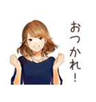 オトナ女子の毎日挨拶♡（個別スタンプ：18）
